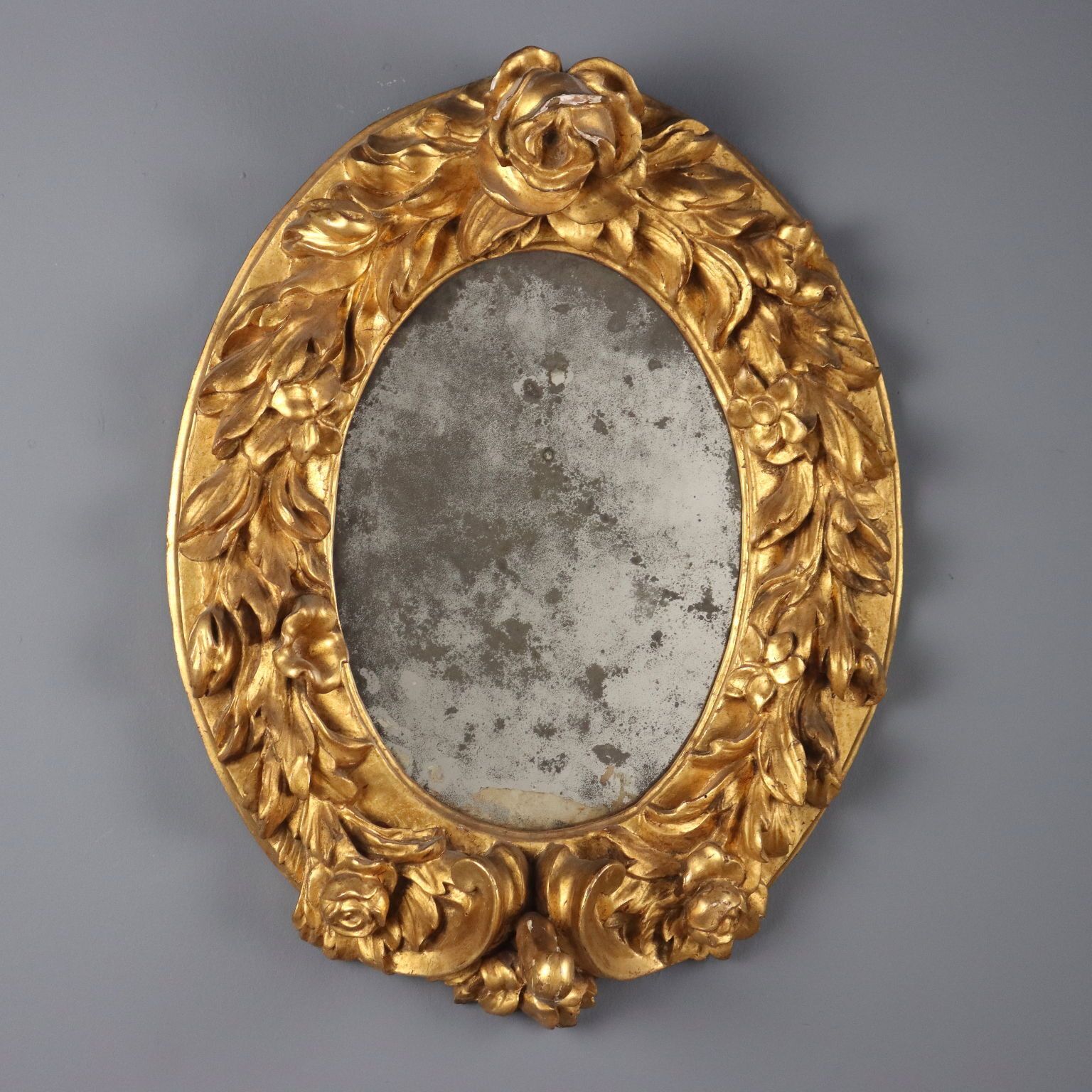 Baroque Mirror Carved Fir Italy XVIII Century