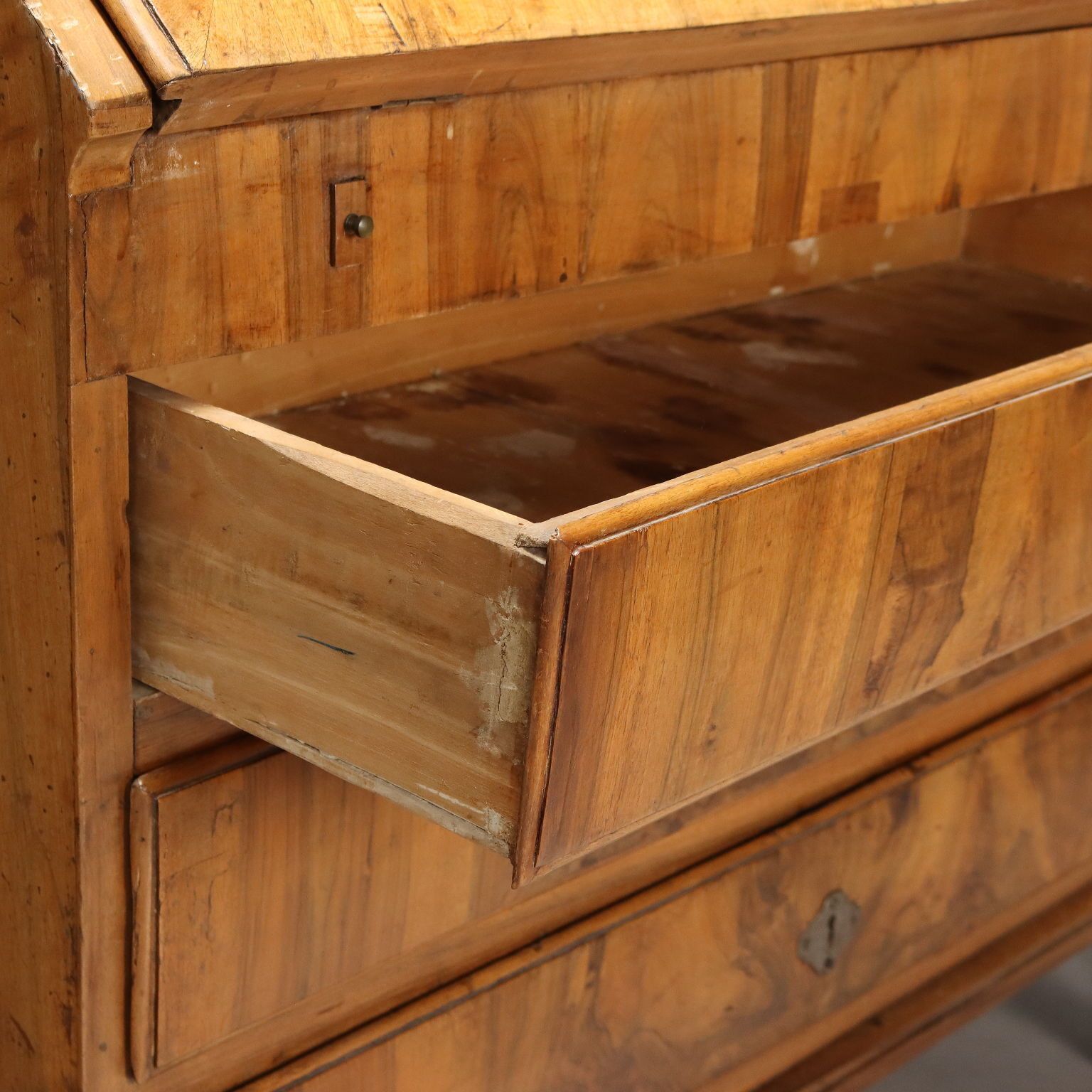 Antique Chest Of Drawers Walnut Burl Poplar Italy XVIII Century photo buy