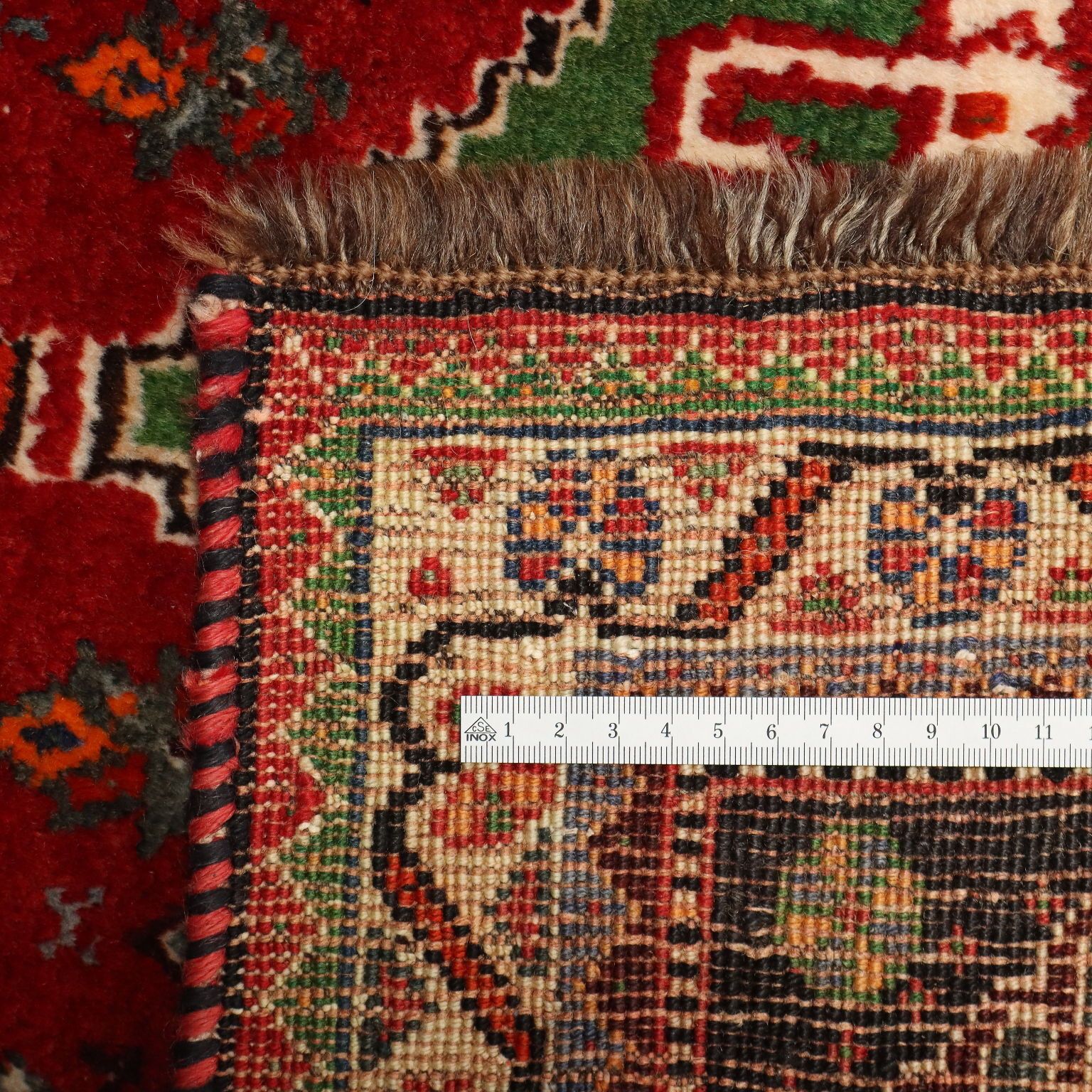 Antique Asian Carpet Wool Heavy Knot Handmade 66 X 47 In photo vintage