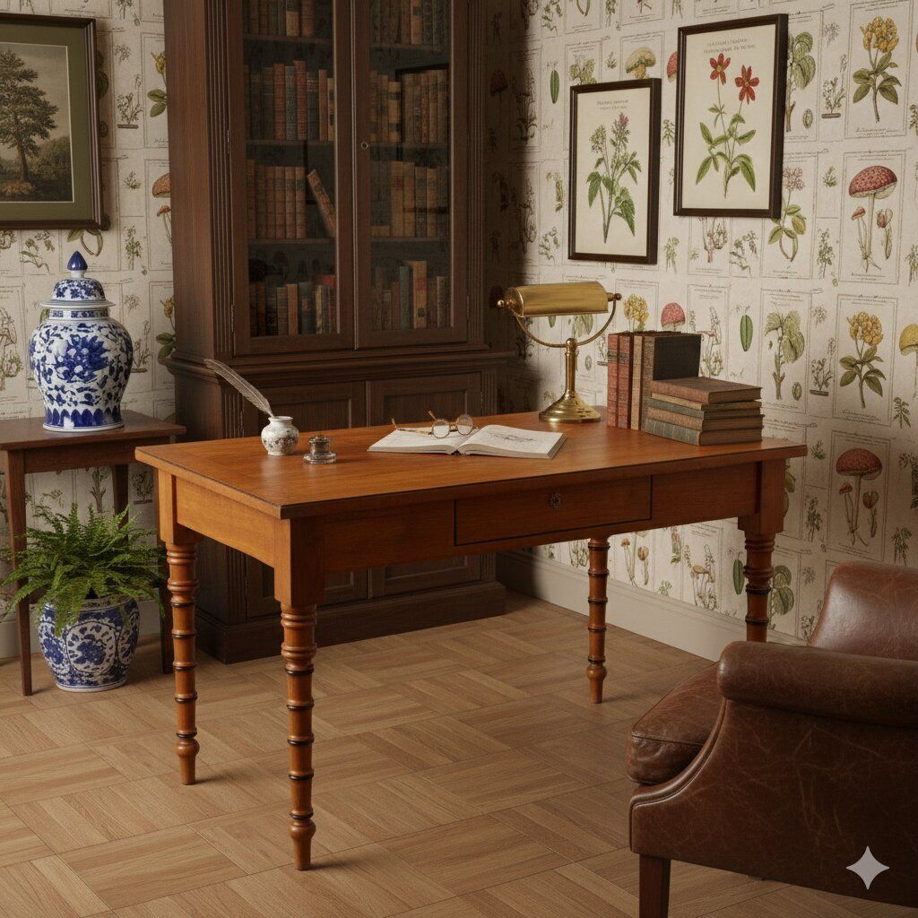 Antique Table Cherrywood Drawer Italy XIX Century photo furniture