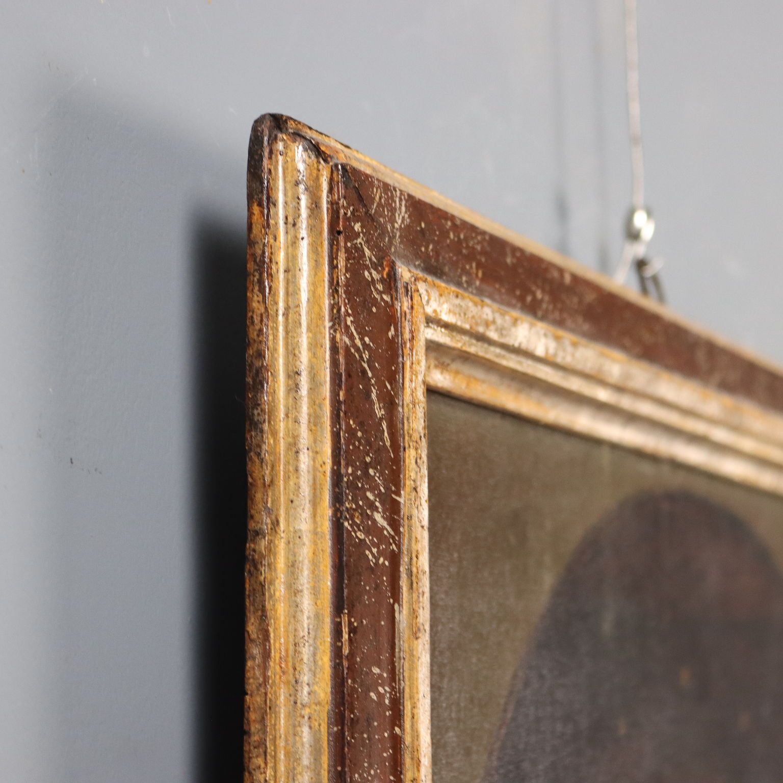 Antique Painting Virgin Mary Copy From Sassoferrato XVIII Century photo vintage