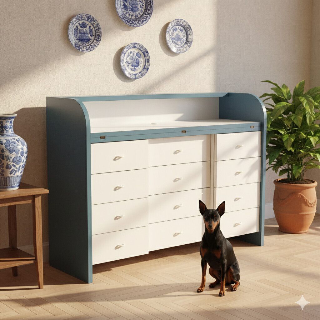 Vintage Chest Of Drawers Wood Design Italy 1970s 1980s photo furniture