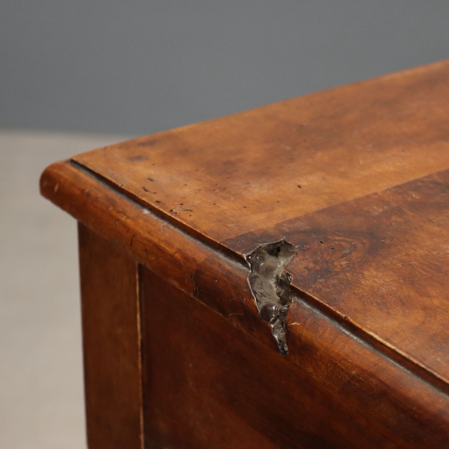 photo for sale Antique Table Walnut With Drawers France XIX Century