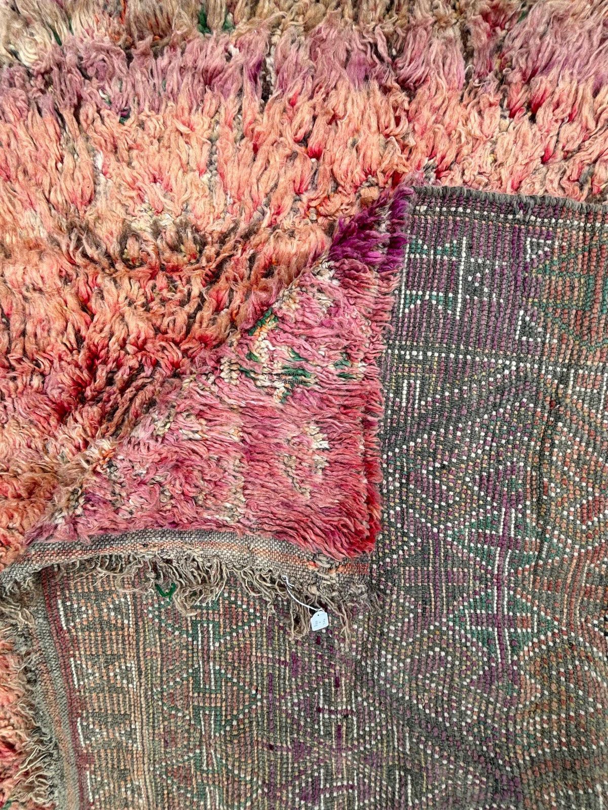 Mid Century Moroccan Berber Boujad Moroccan Rug 210x300 Cm – Handmade Berber Carpet – Authentic Atlas Rug photo 1642.0