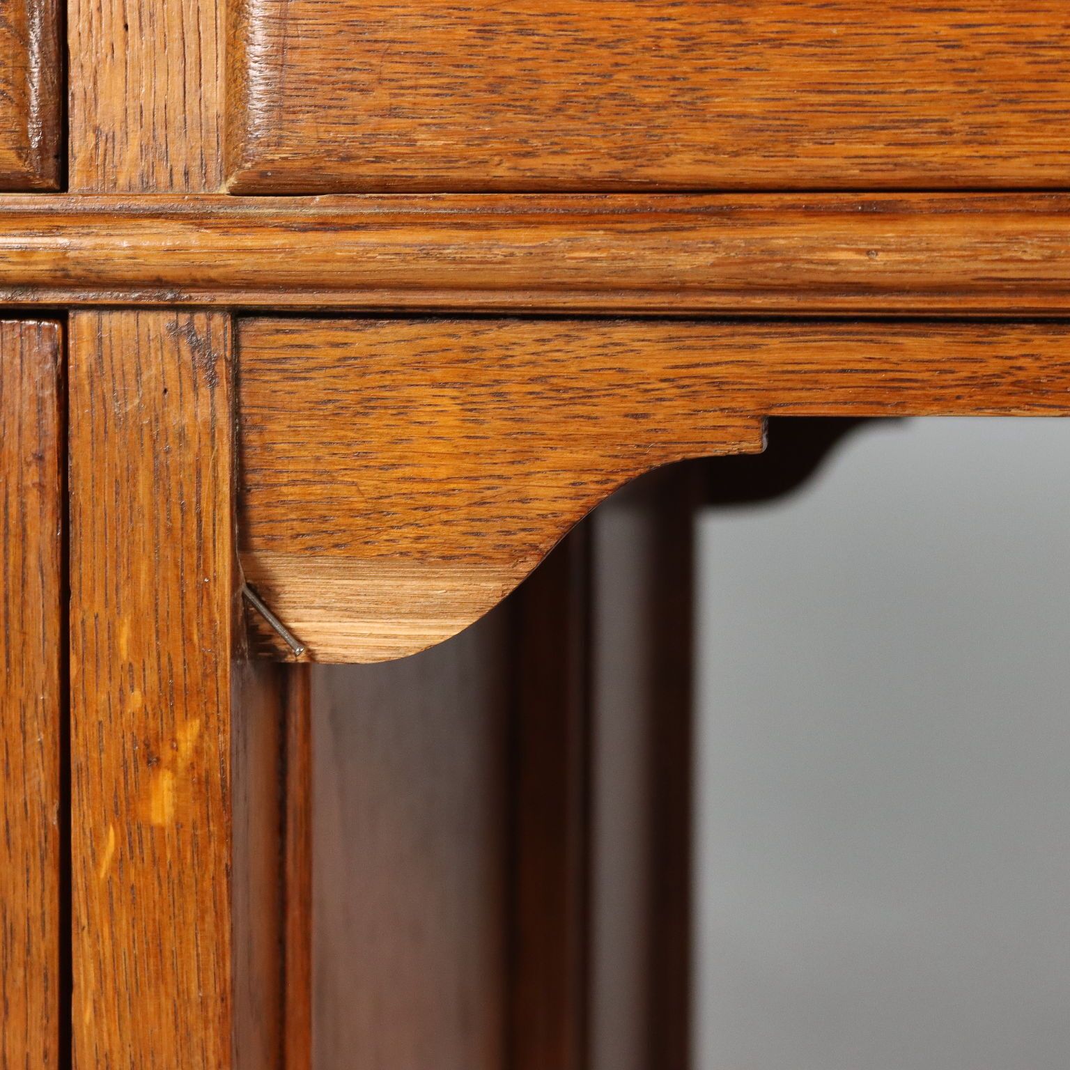 Antique Writing Desk Oak Italy XIX Century photo vinterior