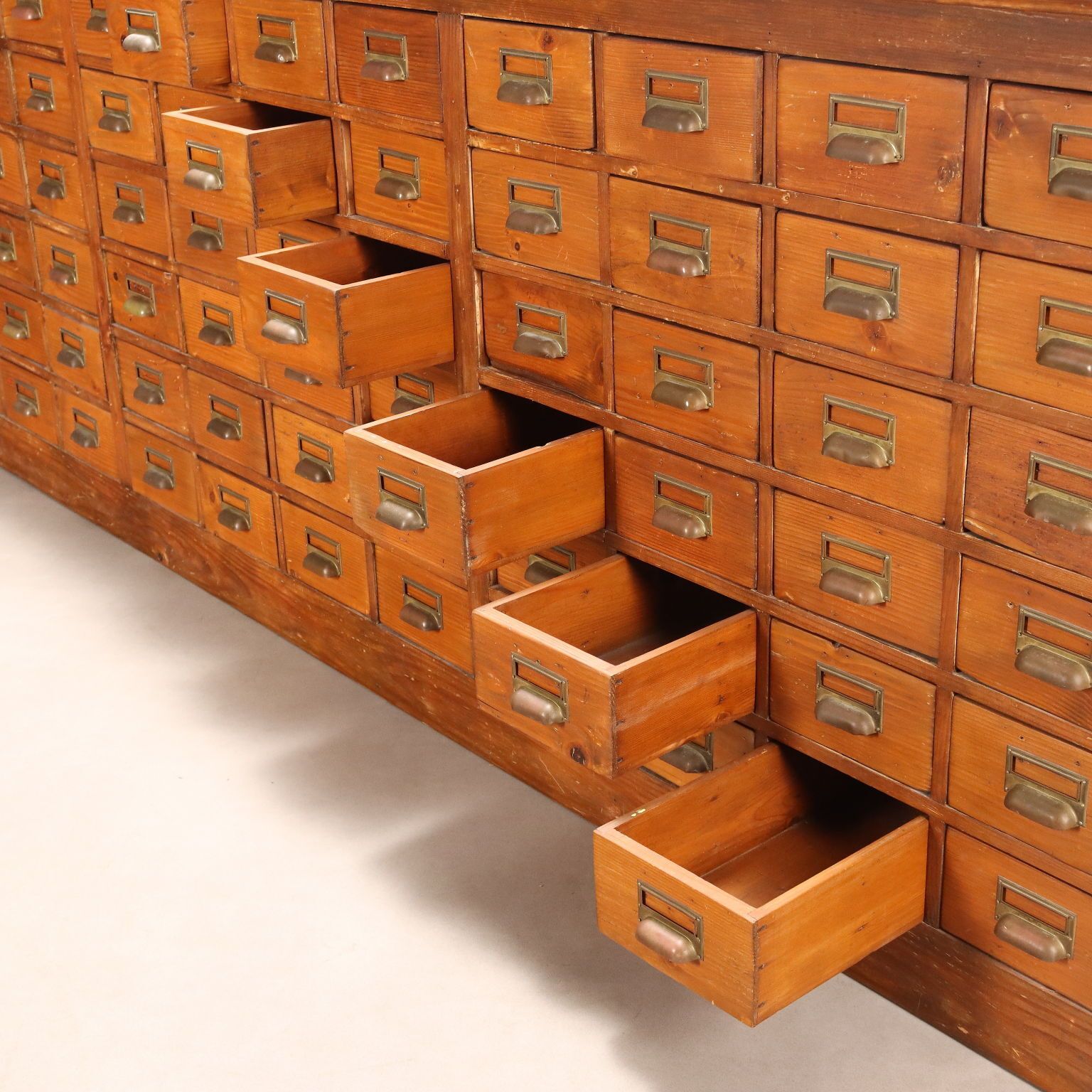 Antique Chest Of Drawers Walnut Painted Fir 72 Drawers XX Century photo Furniture
