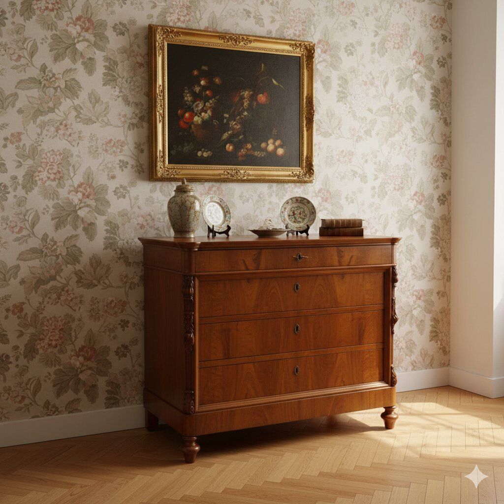 Cassettone Carlo X In Mogano photo furniture