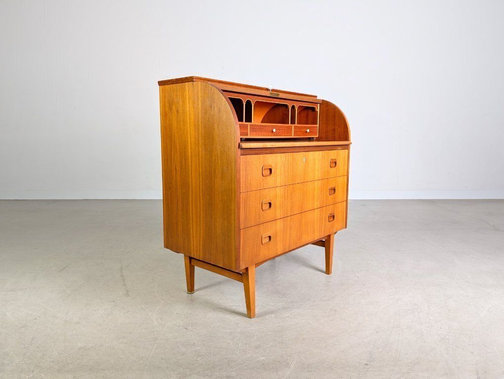 Smi Egon Ostegaard Secretary Midcentury Chest Of Drawers Vintage Teak photo Furniture