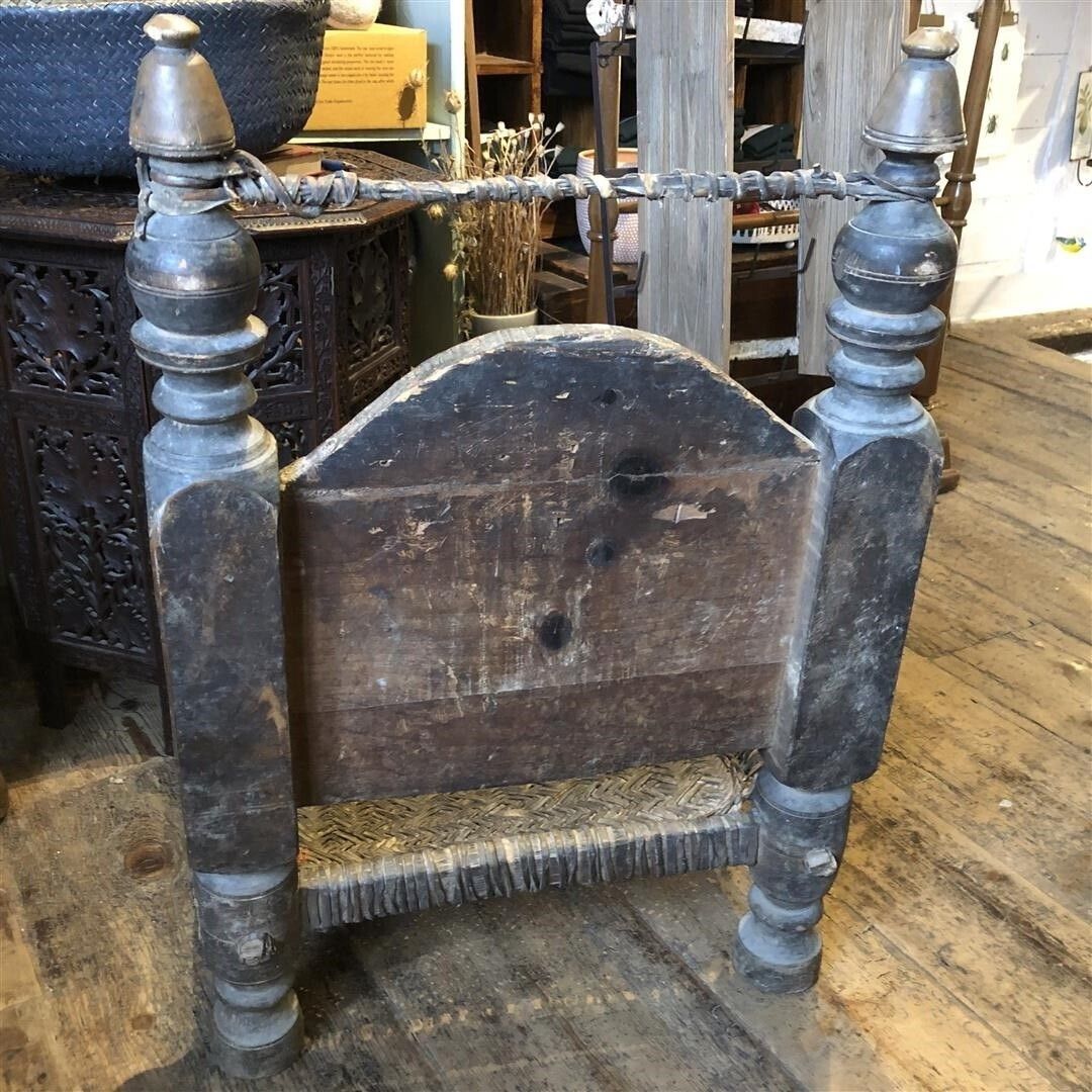 photo for sale Antique Low Pidha Chair Handmade In Pakistan Swat Valley