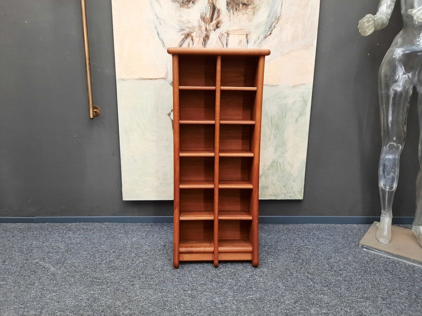 Freestanding Teak Shelf By Beni Møbler Denmark 1970s photo furniture