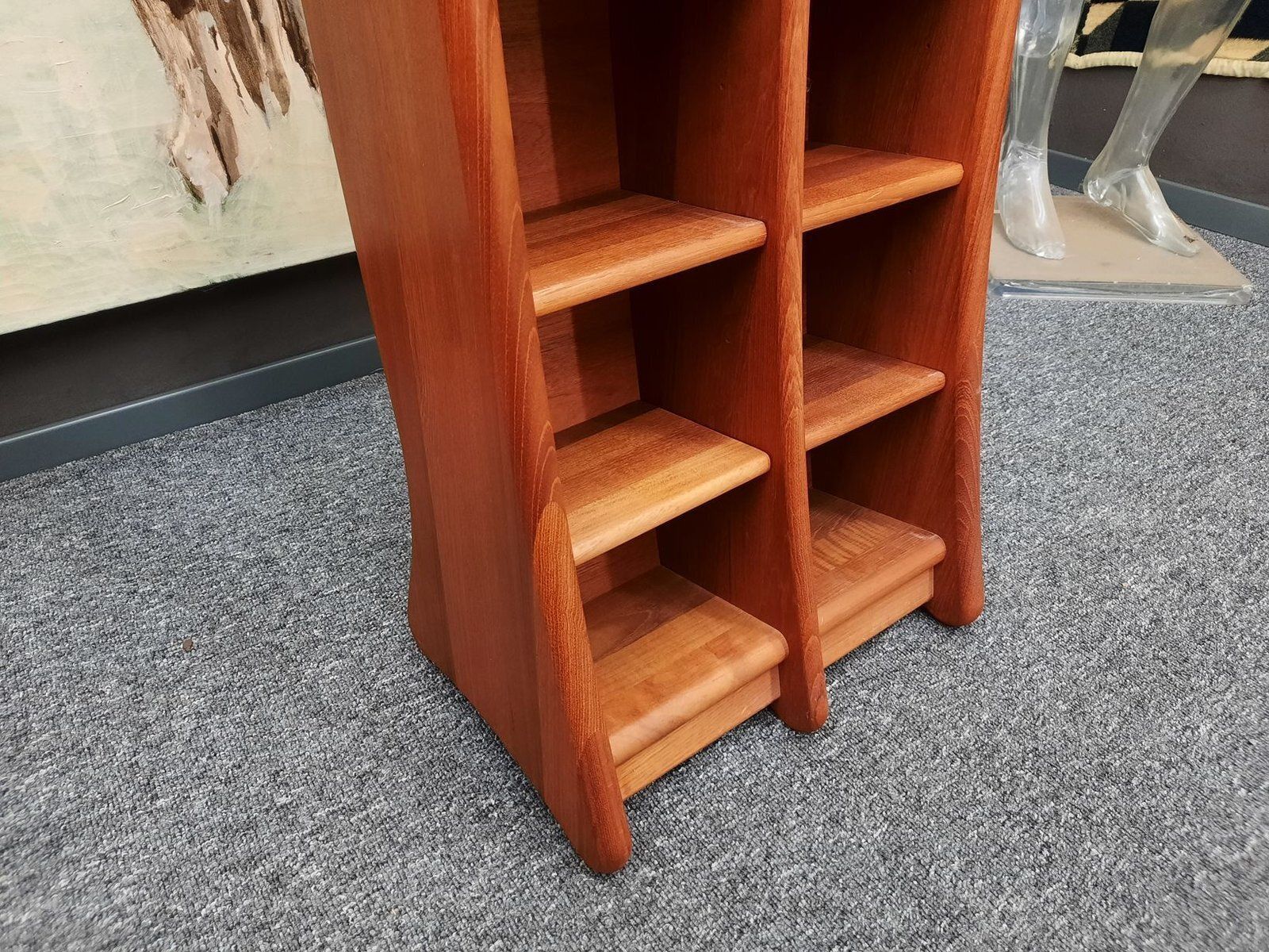 Freestanding Teak Shelf By Beni Møbler Denmark 1970s photo 680.0