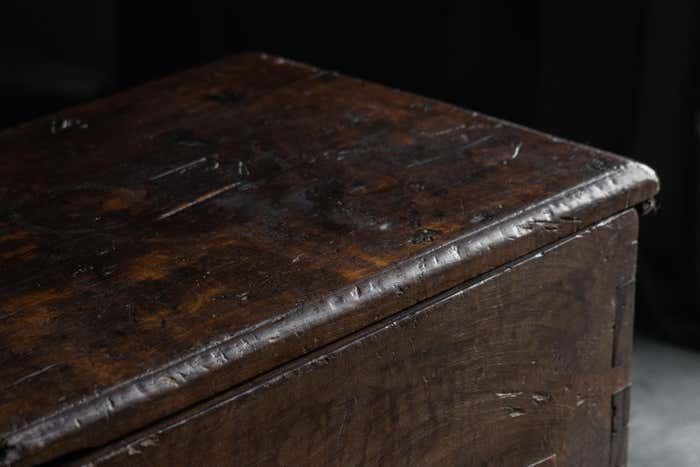 Antique Wooden Storage Chest, France, Late 18th Century photo buy