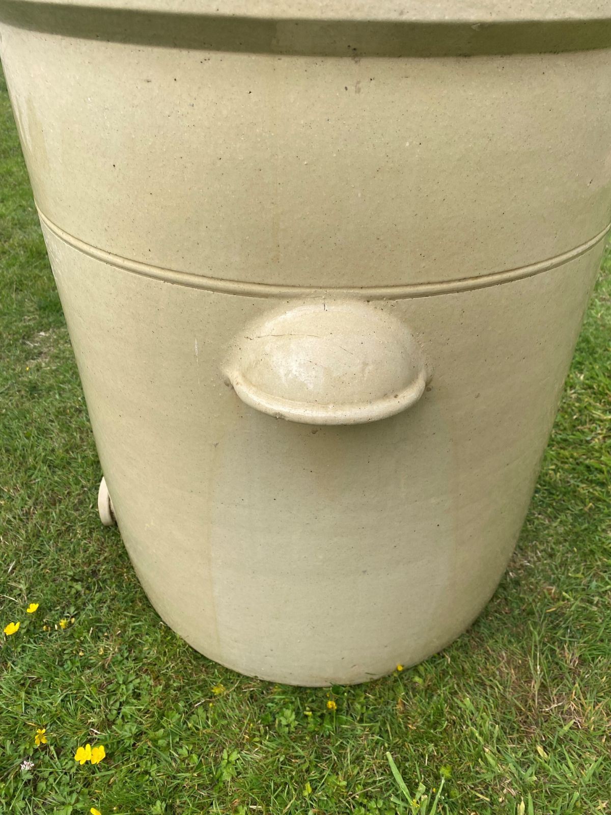 Antique Doulton London Stoneware Chemical Jar   Perfect Garden Centrepiece photo Garden Decor