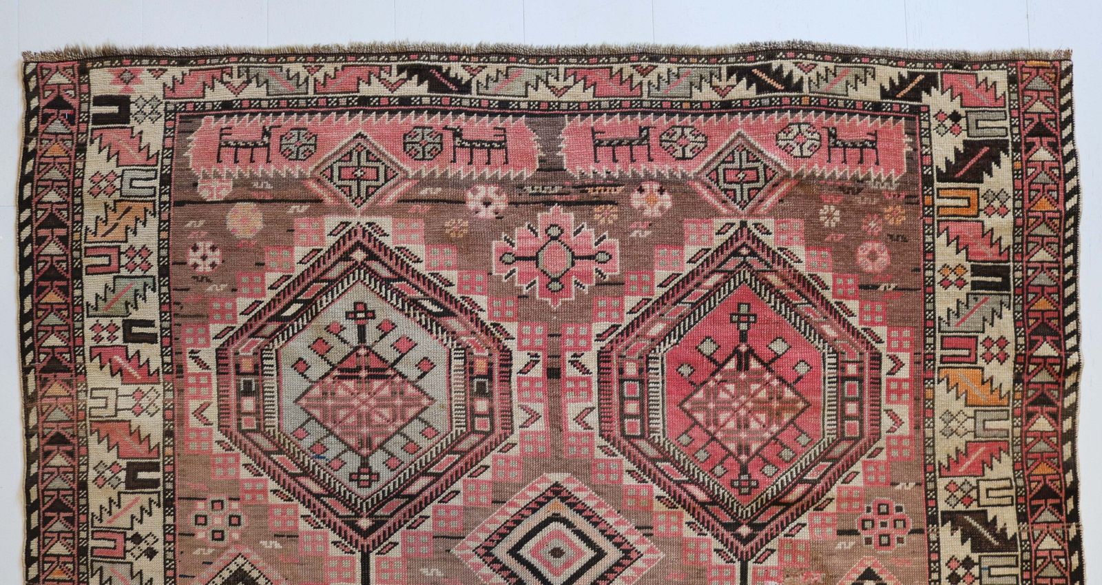 photo buy Antique Caucasian Shirvan Rug, 255 × 152 Cm, Circa 1900