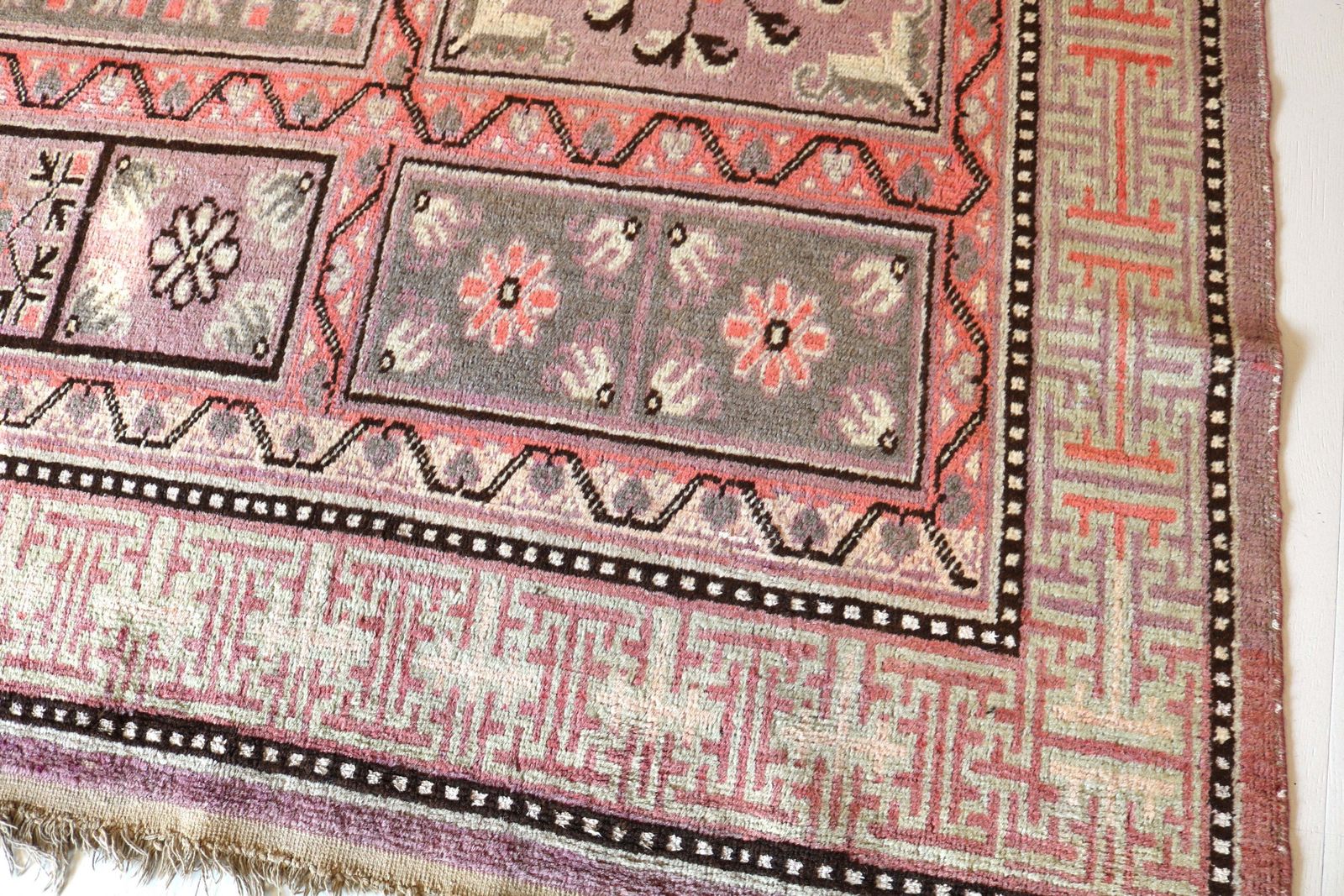 2850.0 Antique East Turkestan Qotan (Khotan) Rug, 275 × 138 Cm, Circa 1900 photo