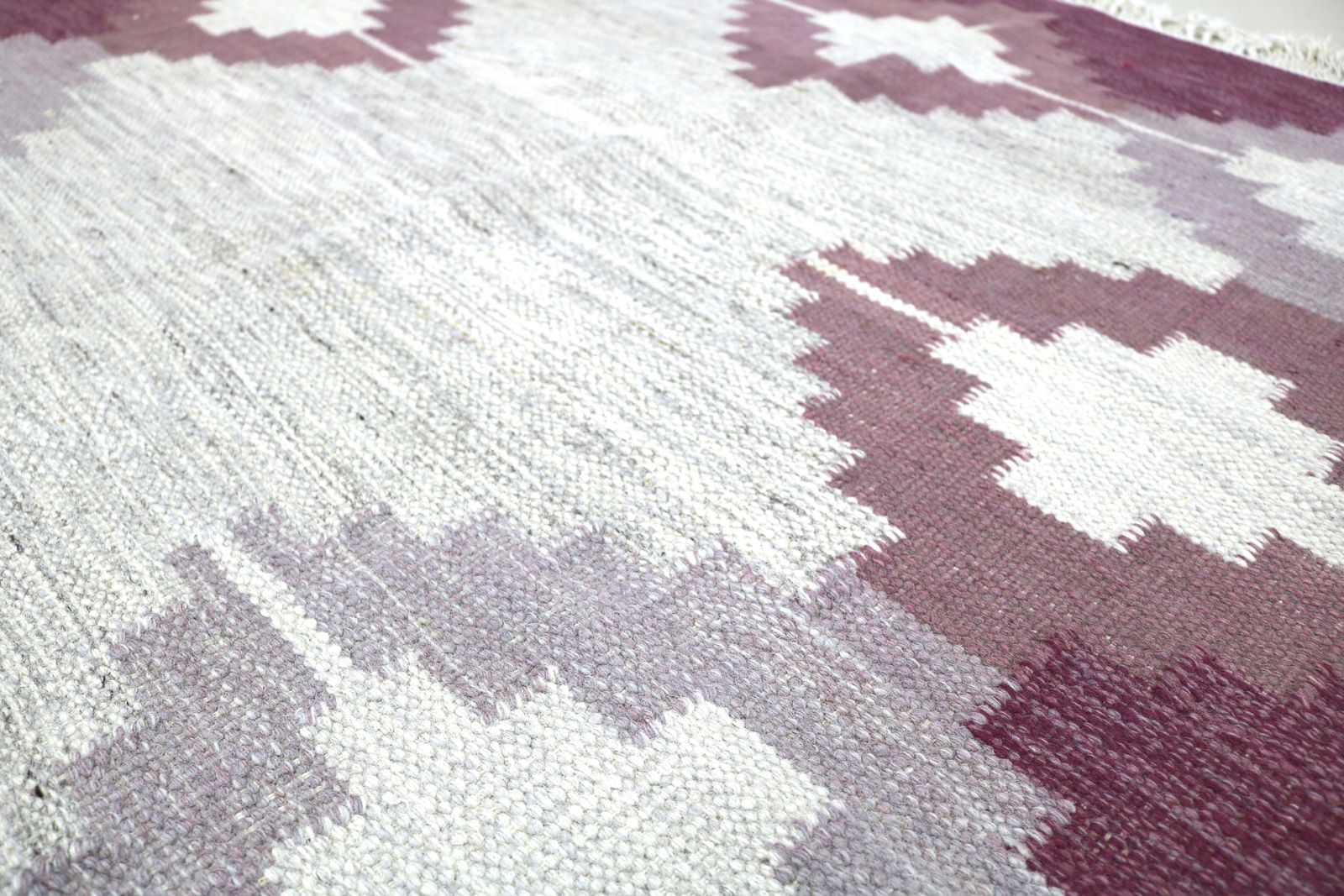 Vintage Swedish Kilim Rug, 225x170 Cm (Circa 1950s–1960s) photo 1150.0
