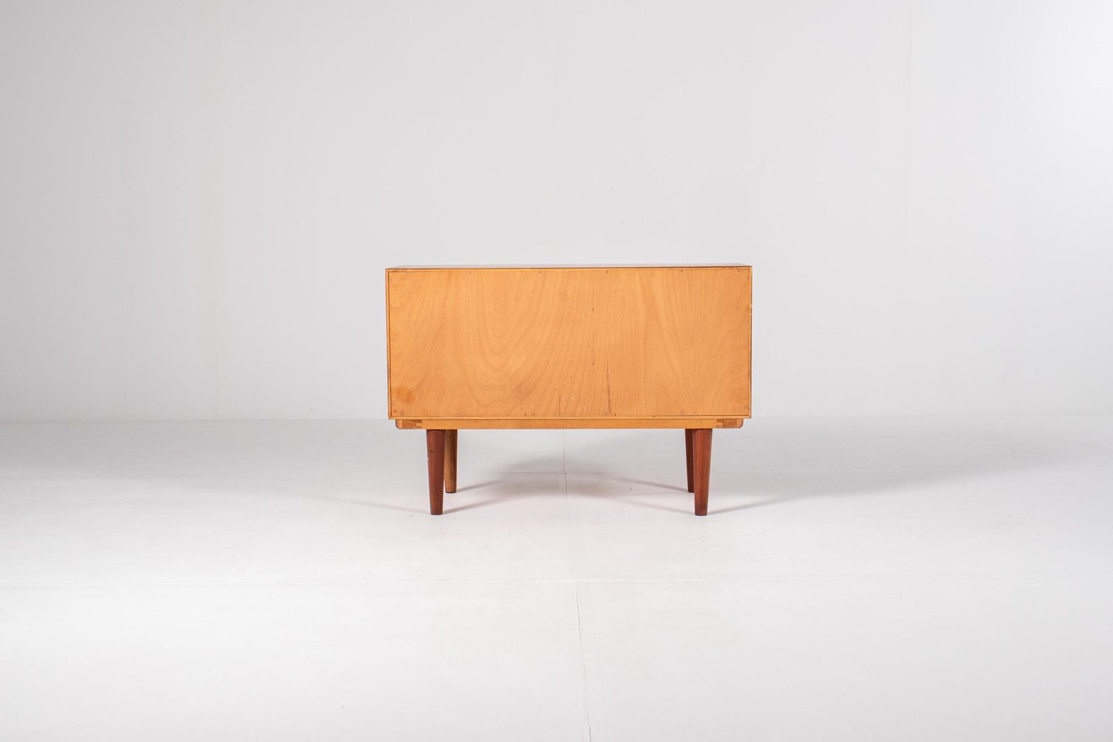 Furniture Danish Teak Sideboard With Tambour Door – Mid Century Modern, 1960s photo