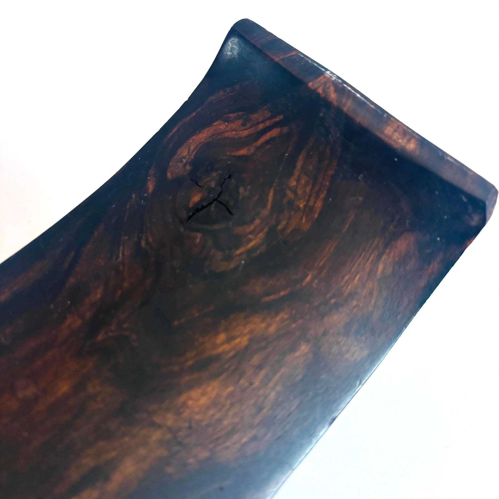 Rare Mid Century Hand Carved Ashanti Polished Hardwood Headrest – African Tribal Masterpiece 1930 photo 248.0