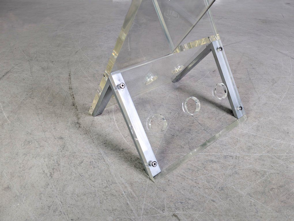 Coffee Table, Acrylic Glass, Glass, 1970s/1980s Design, Side Table, Space photo buy