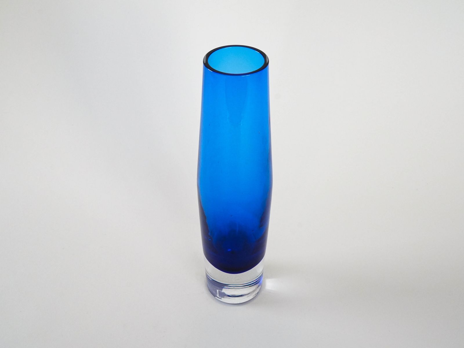 Cobalt Glass Vase, Danish Design, 1960s, Production: Denmark photo 279.0