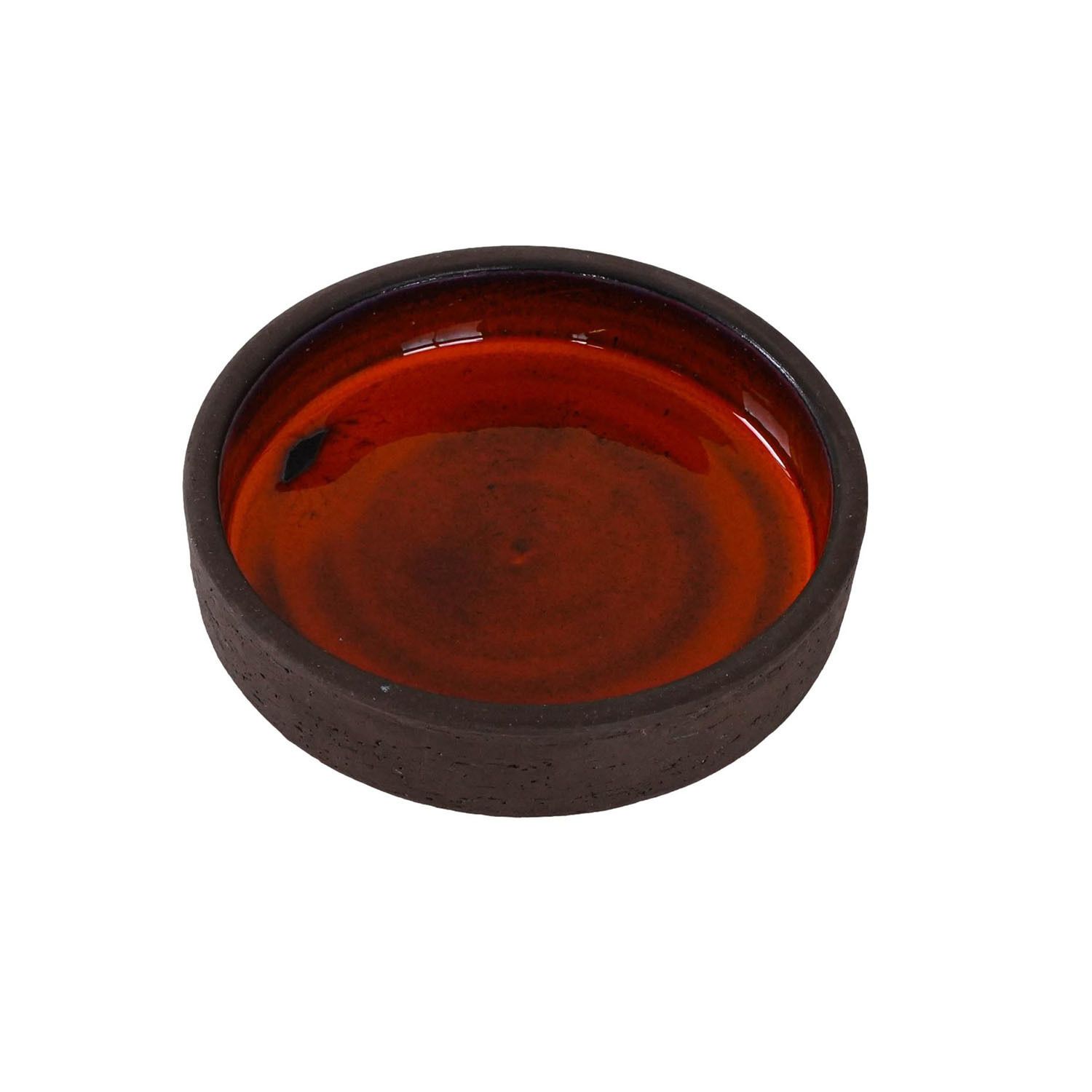 Ceramic Bowl, Danish Design, 1960s, Designer: Erik Lundberg, Manufacturer: Ebeltoft Keramik