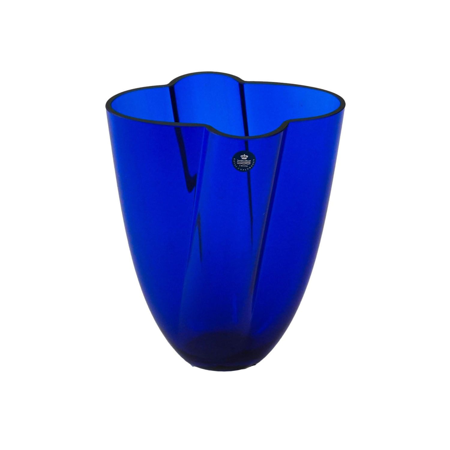 Cobalt Vase, Danish Design, 1980s, Manufacturer: Royal Copenhagen