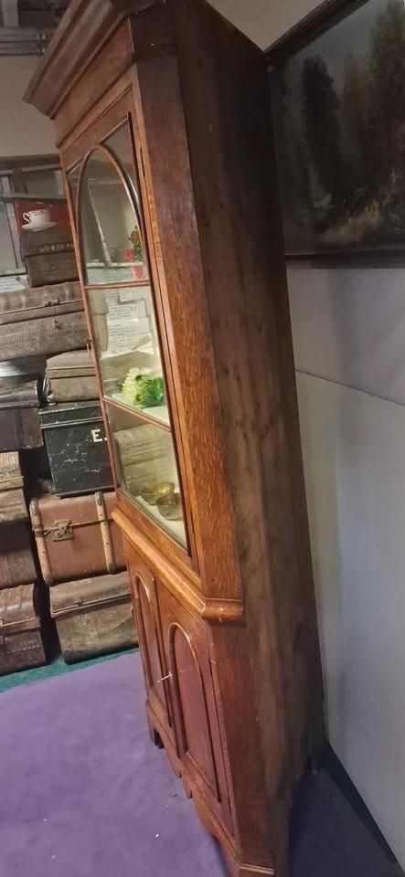Antique Victorian Mahogany Corner Unit photo vinterior