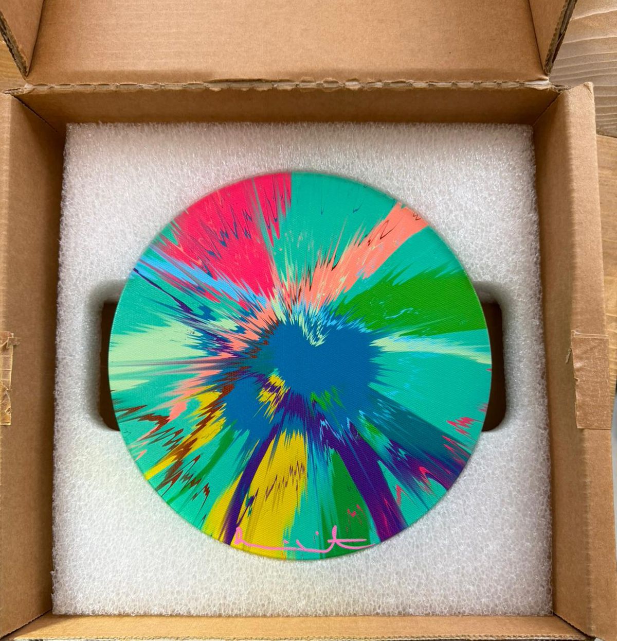 Damien Hirst H12 4 Beautiful Untrammelled Unmelodious Vapor Painting photo furniture