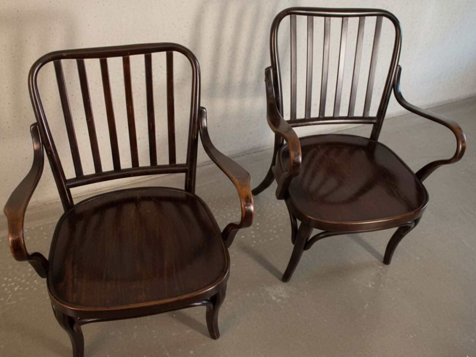 Paar Fauteuils Nr. 752 Van Josef Frank Voor Thonet, Jaren 1930 photo for sale
