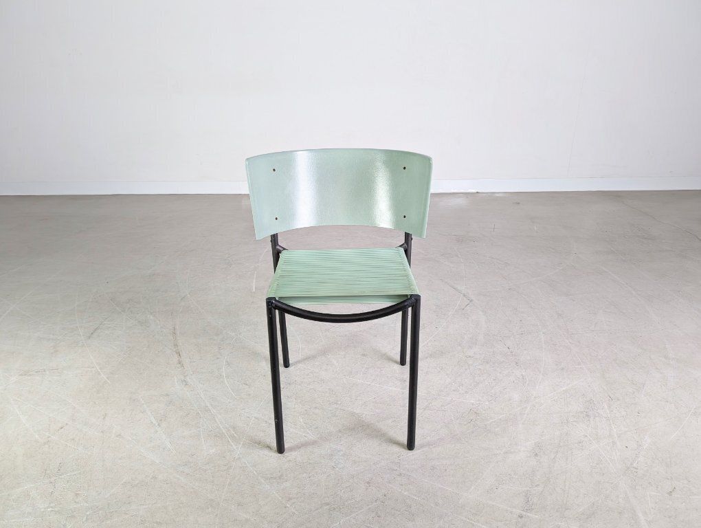 Vintage Lila Hunter Chair Xo Philippe Starck Fiberglass Metal Turquoise photo furniture