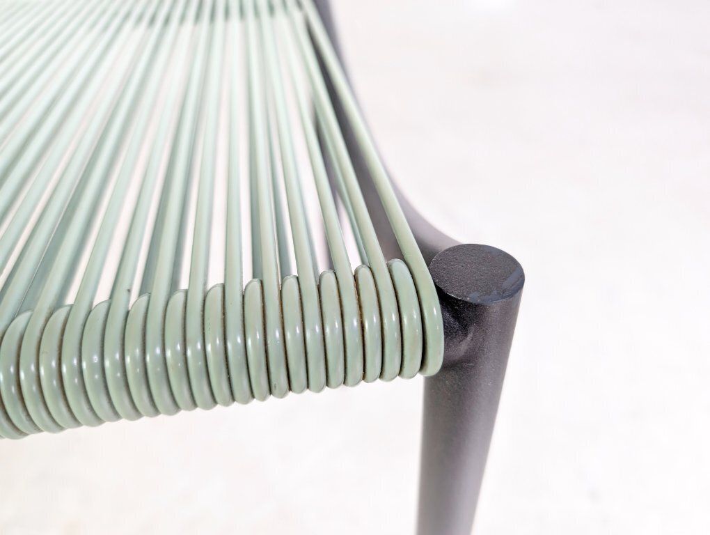 photo furniture Vintage Lila Hunter Chair Xo Philippe Starck Fiberglass Metal Turquoise
