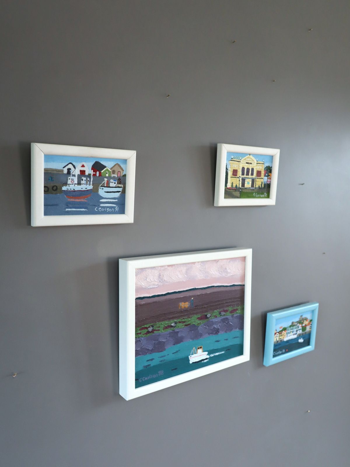 photo for sale Set Of 4 Paintings  Oil Painting