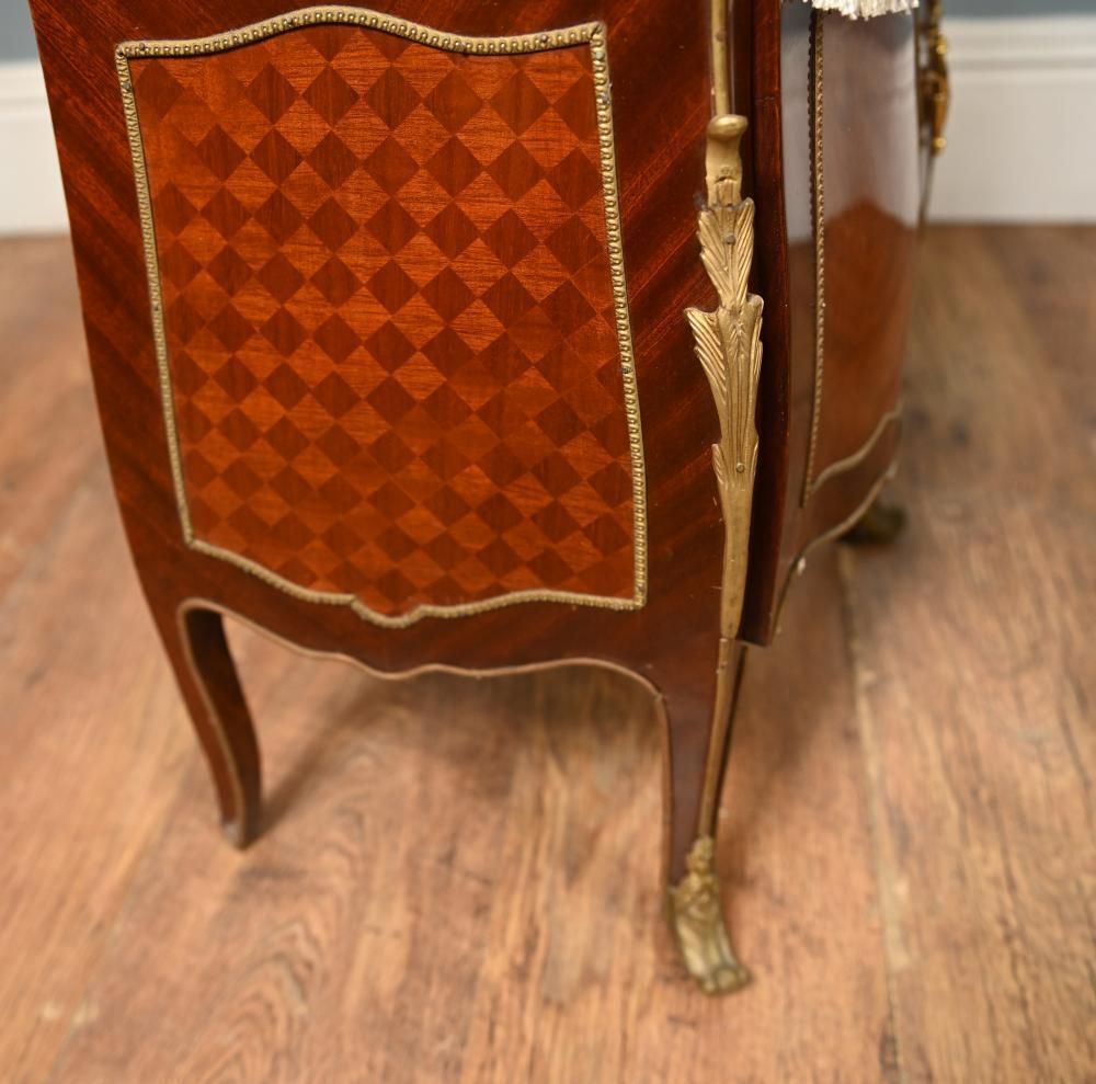 Furniture Pair French Display Cabinets Vitrines Louis XV Reviva photo
