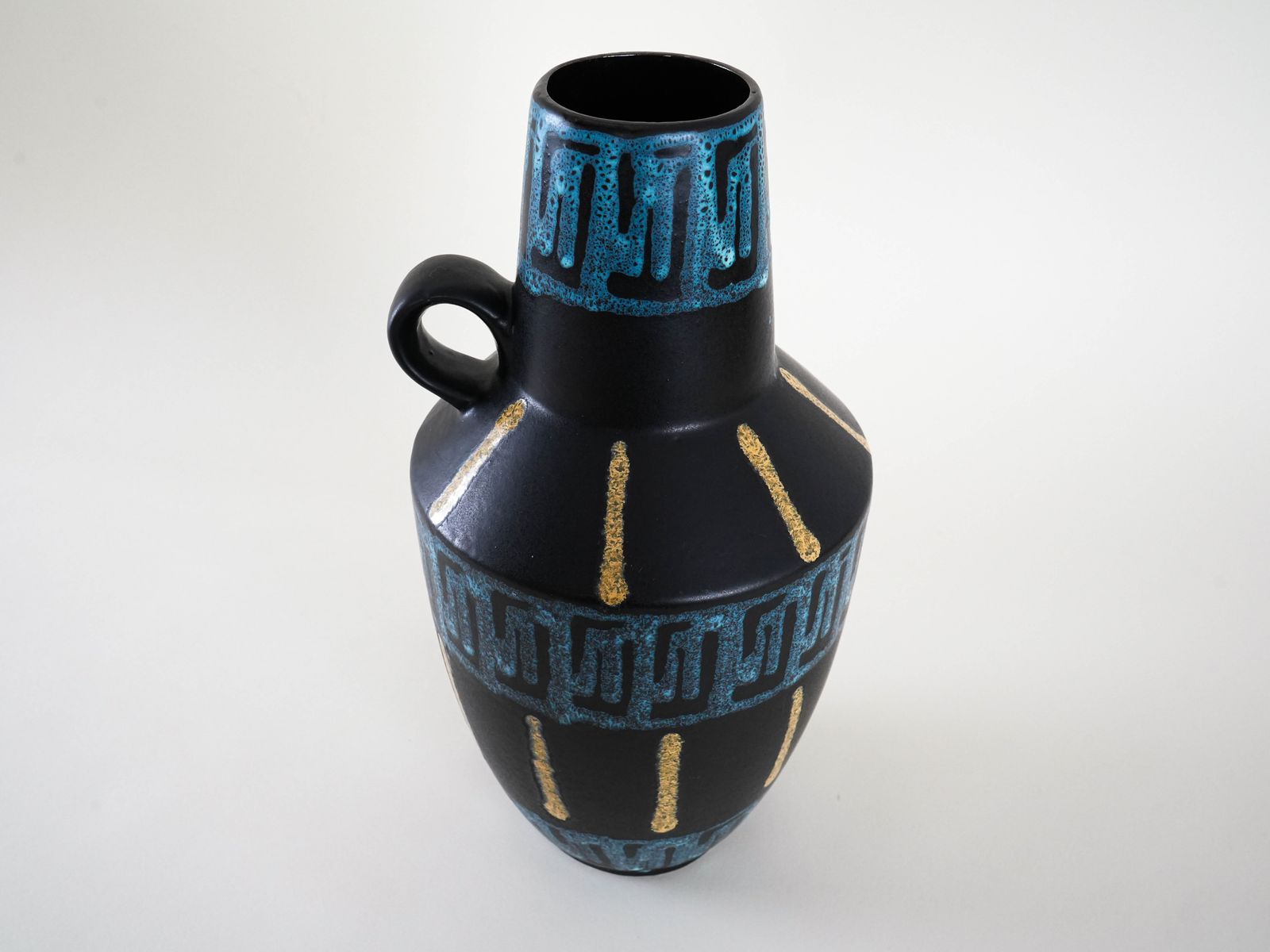 Ceramic Vase, German Design, 1980s, Manufacturer: West Germany photo 419.0