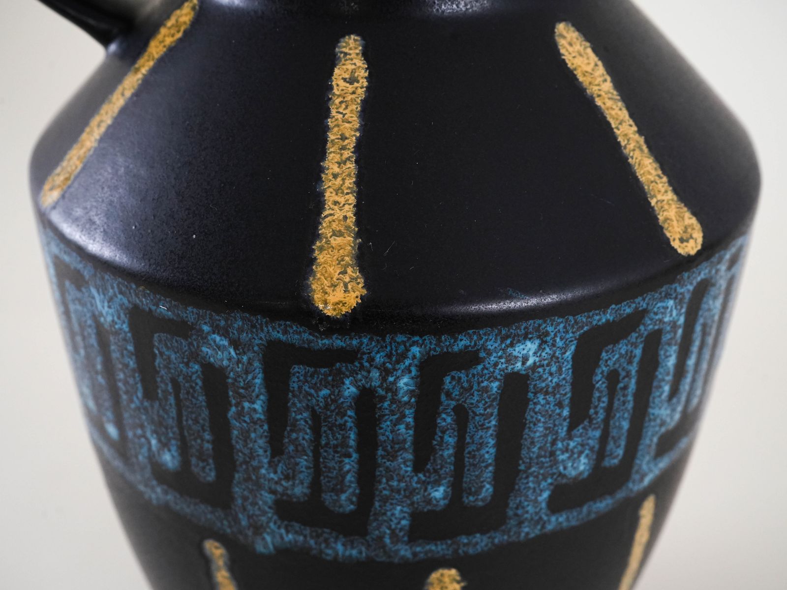 Ceramic Vase, German Design, 1980s, Manufacturer: West Germany photo vinterior