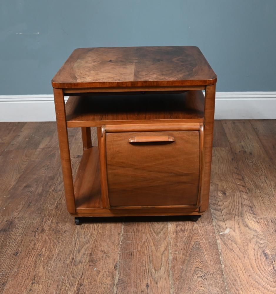 Art Deco Side Table Drinks Chest Metamporphic By Incorporall 1930s photo furniture