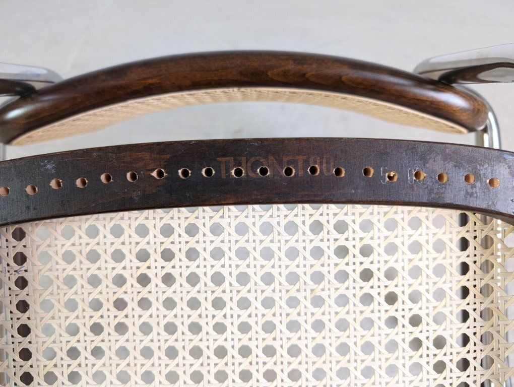 Furniture Original Thonet Cantilever Chair S64v Marcel Breuer Design Chair Brown photo
