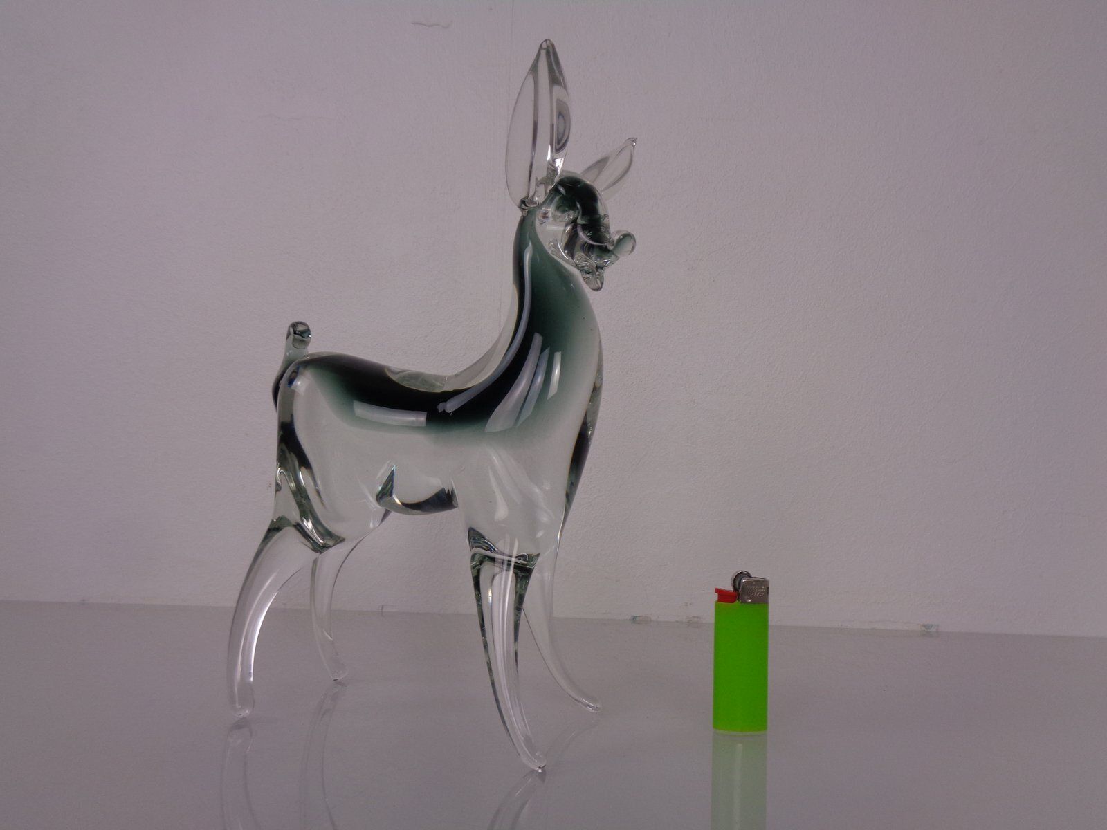 Large Murano Glass Deer  Italy 1970s photo 219.0