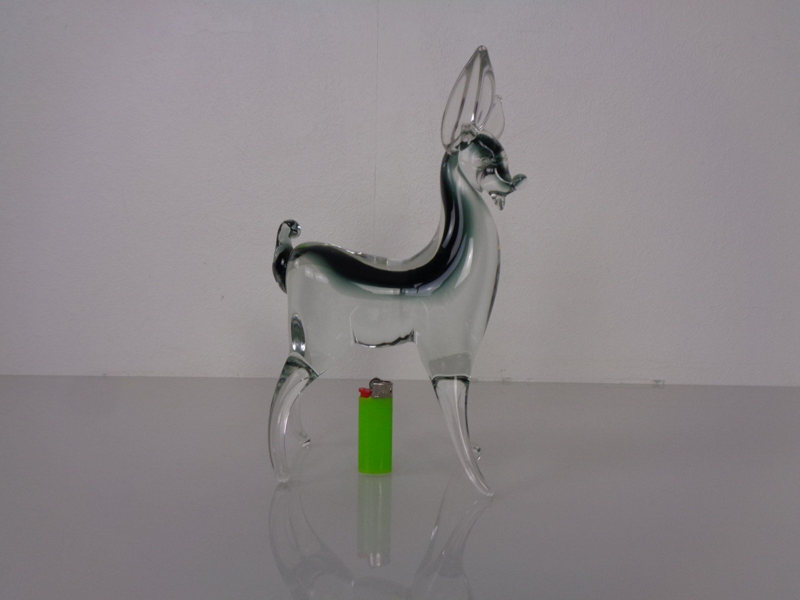 Large Murano Glass Deer  Italy 1970s photo buy