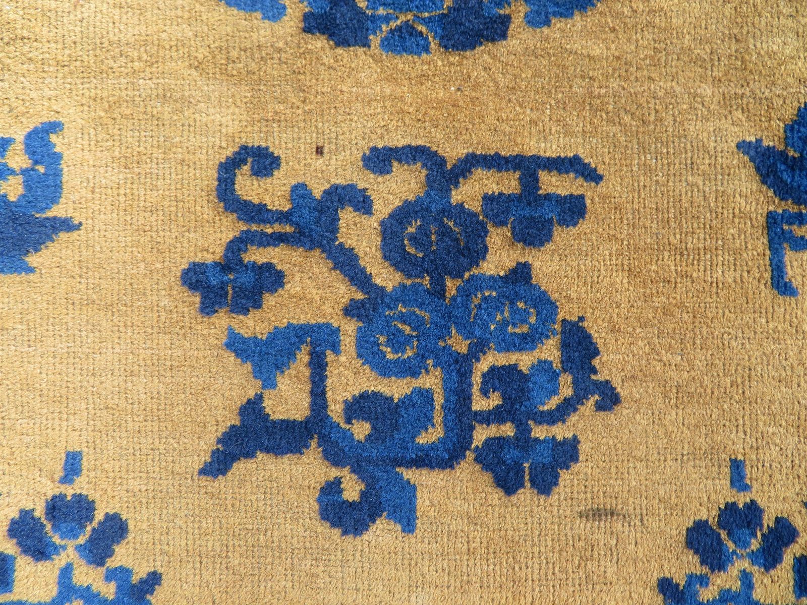 Antique Chinese Ningxia Mat Rug. 104cm X 110cm. photo buy