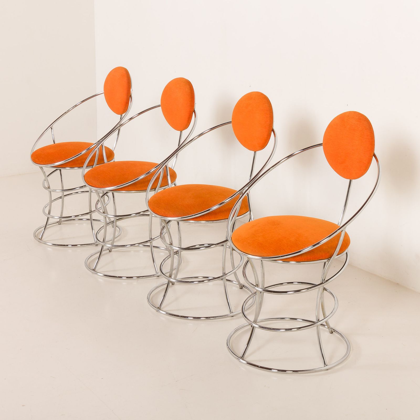 2010.0 Italian Space Age Dining Table With 4 Chairs Atrr. To Giotto Stoppino, 1970s photo
