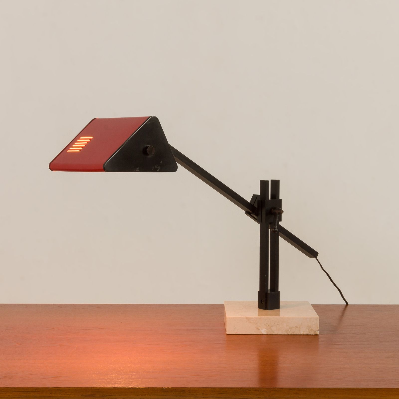 French Desk Lamp In The Style Of Jean Prouvé, 1970s photo for sale