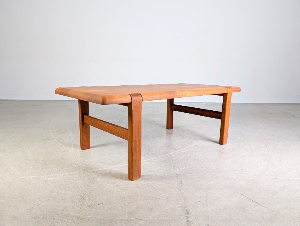 Original Niels Bach Couchtisch Midcentury Danish Teak 1970 photo Furniture