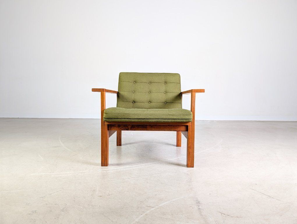 Armchair France & Son Ole Gjerløv Knudsen Torben Lind Teak I photo for sale