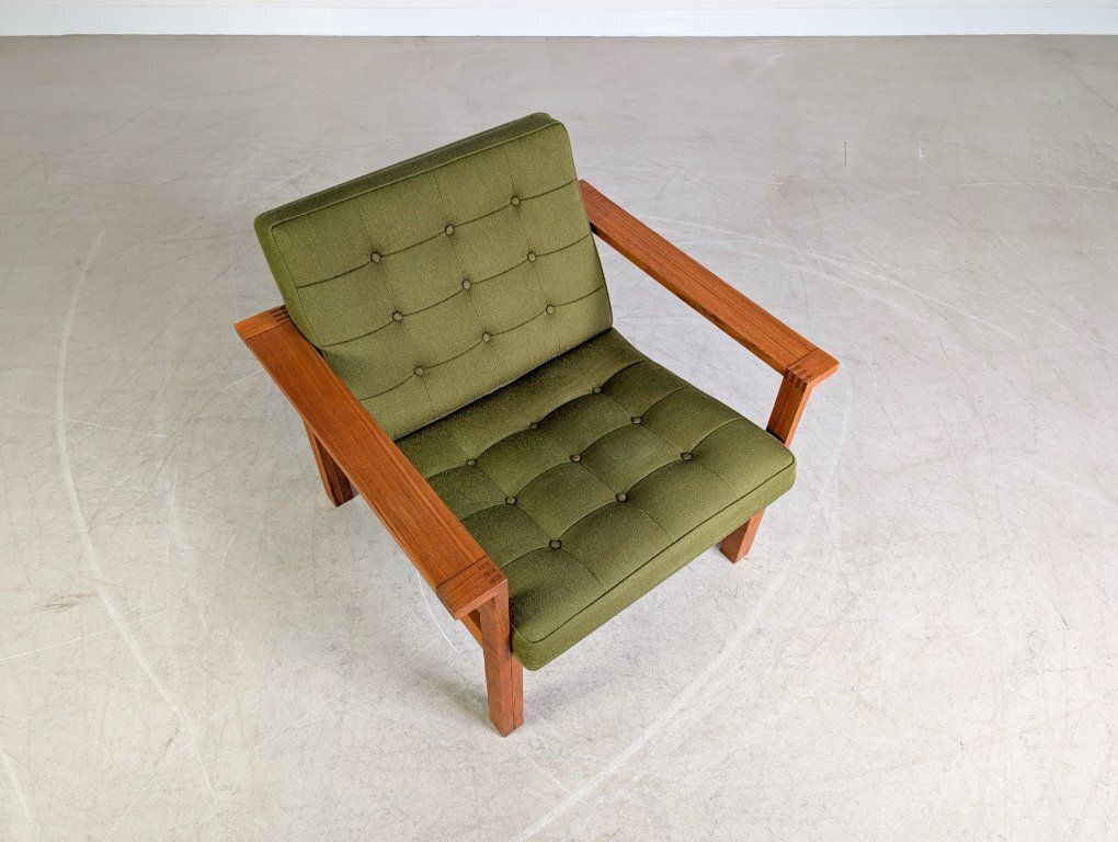 photo furniture Armchair France & Son Ole Gjerløv Knudsen Torben Lind Teak I