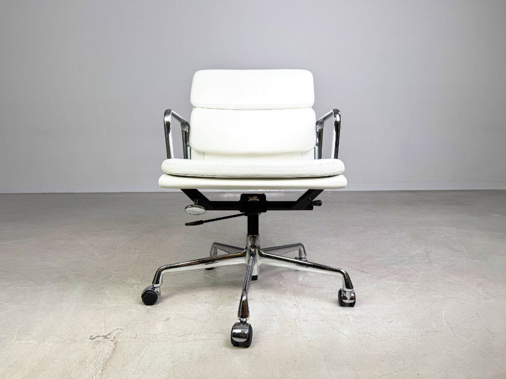 Original Vitra Ea 217 Office Chair Charles Eames Leather White Executive Chair photo furniture