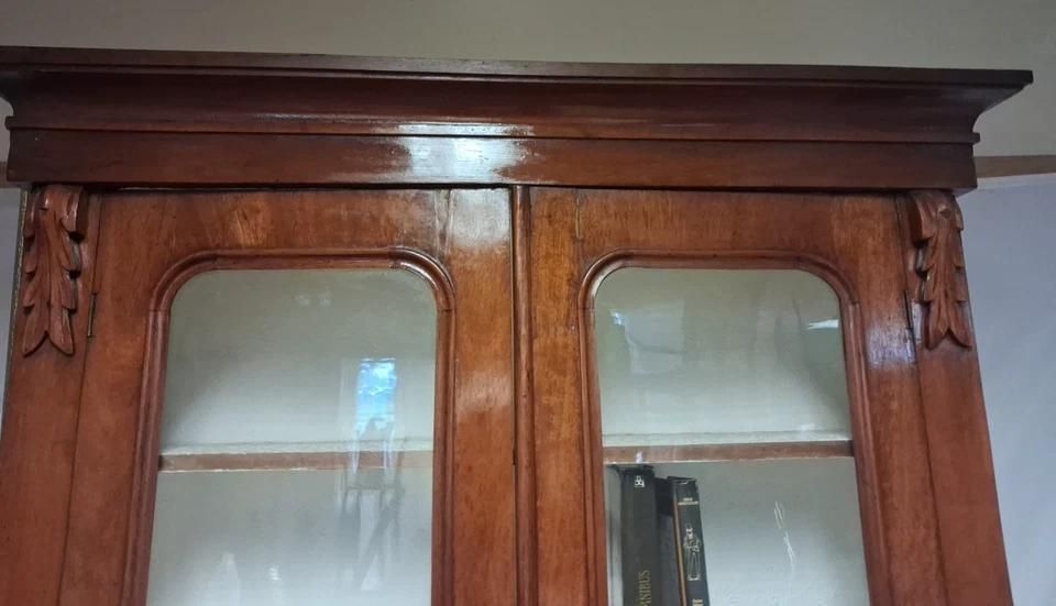 Antique Victorian School Library Styled Bookcase With Bottom Sorage And Draw photo buy