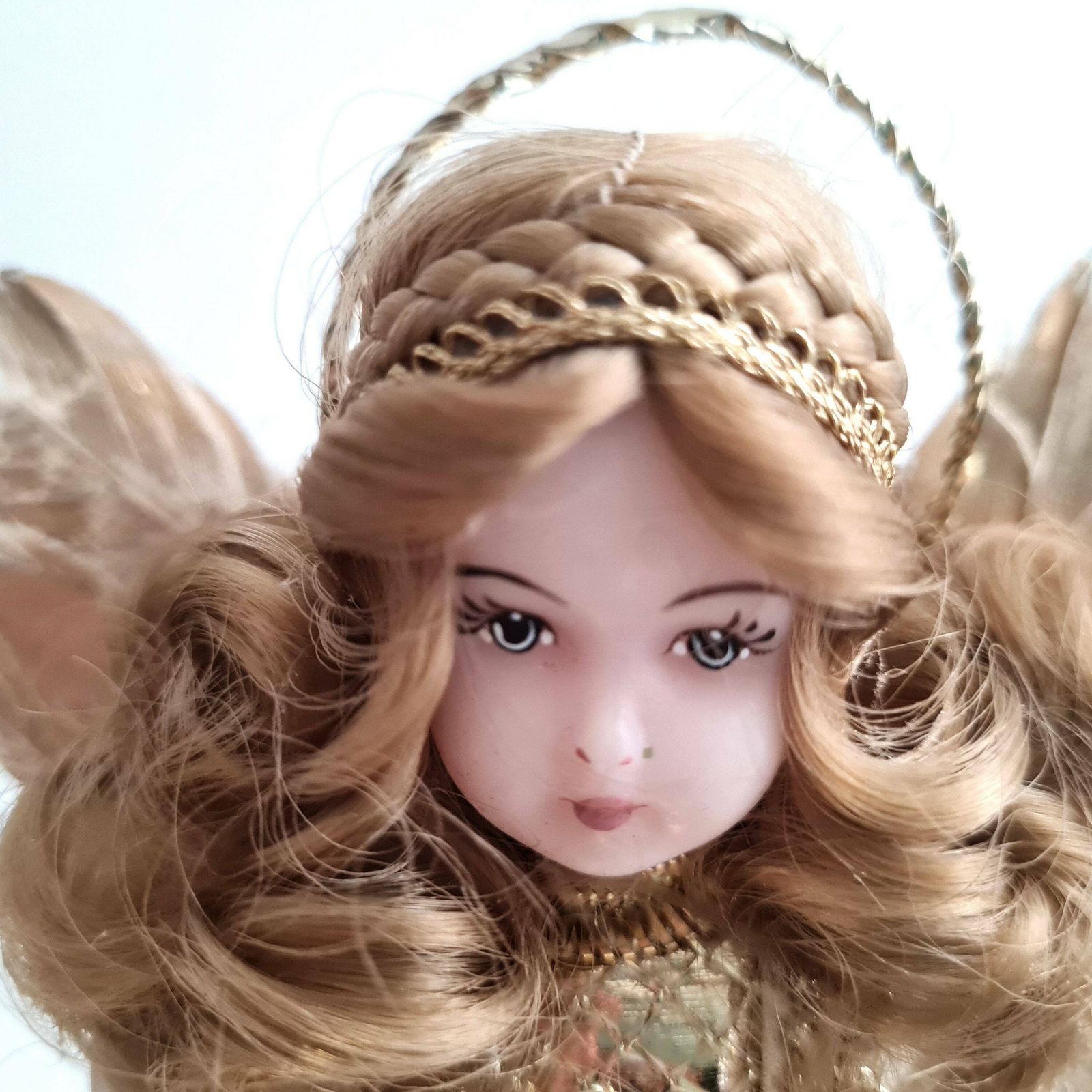 Vintage Wax Angel Tree Topper Germany Drozd Limited Collection 1999 photo vintage