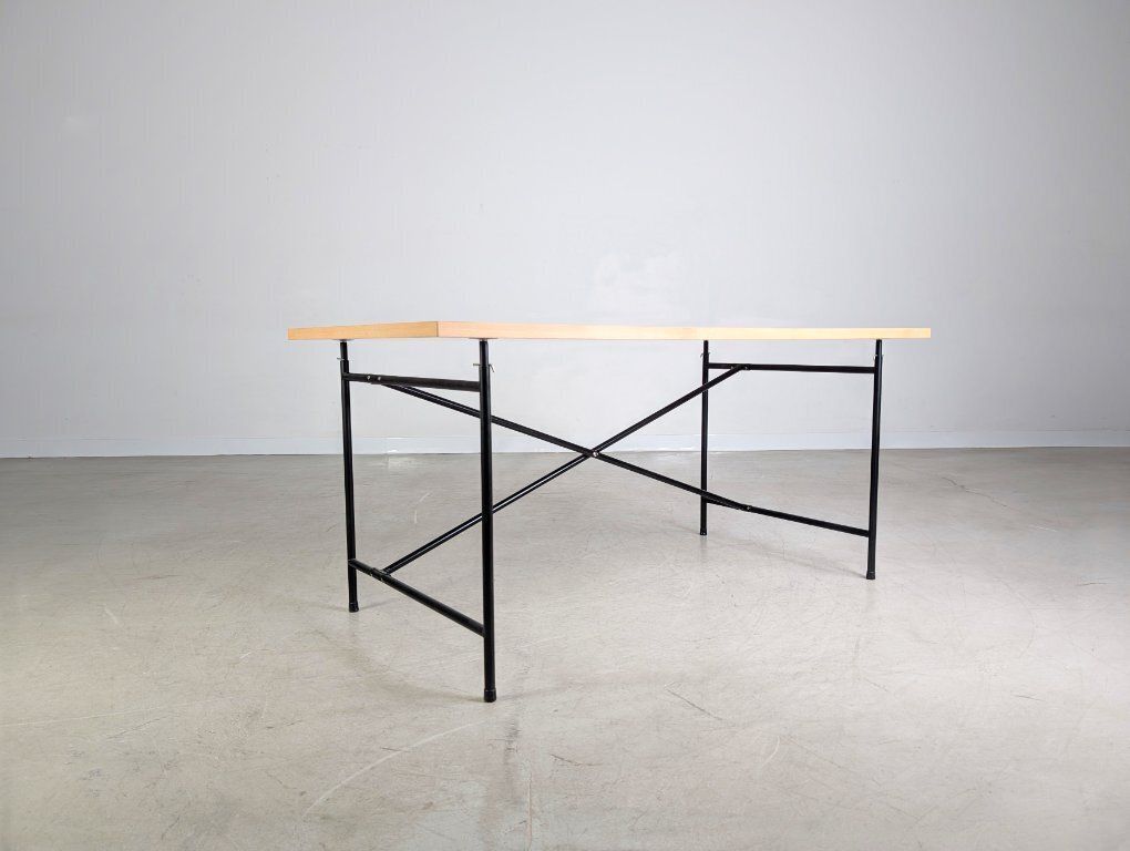 photo vinterior 7x Original Egon Eiermann Desk Richard Lampert Metal