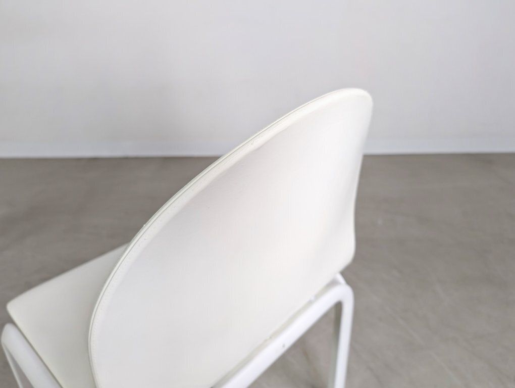 photo for sale Original 4 Piece Set Knoll Orsay Chairs Gae Aulenti Chair Leather Design